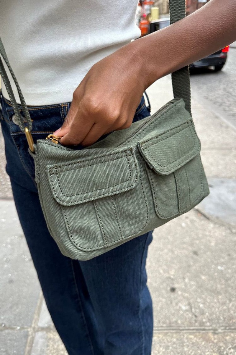 Portefeuilles Brandy Melville Pocket Vert Olive | FJT-17646796